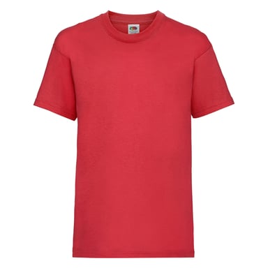 Fruit of the Loom - "Valueweight" T-Shirt für Kinder (Rot)