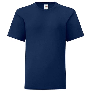 Fruit of the Loom - "Iconic" T-Shirt für Kinder (Marineblau)