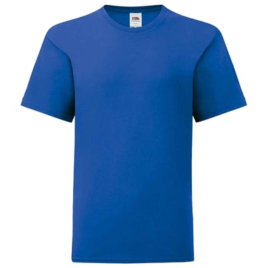Fruit of the Loom - "Iconic" T-Shirt für Kinder (Königsblau)