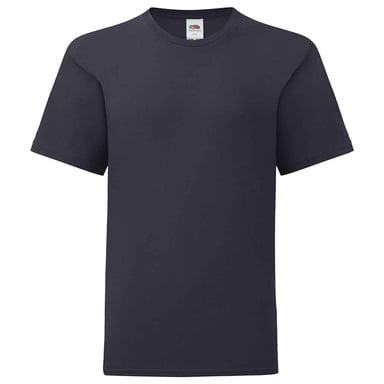Fruit of the Loom - "Iconic" T-Shirt für Kinder (Marineblau)