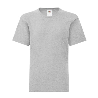 Fruit of the Loom - "Iconic" T-Shirt für Kinder (Grau meliert)