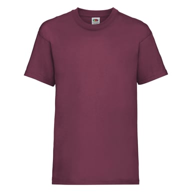 Fruit of the Loom - "Valueweight" T-Shirt für Kinder (Burgunderrot)