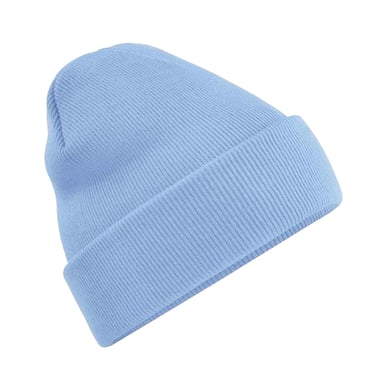 Beechfield Unisex Strickmütze für Erwachsene (Himmelblau)