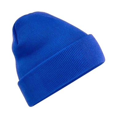 Beechfield Unisex Strickmütze für Erwachsene (Helles Royal Blau)