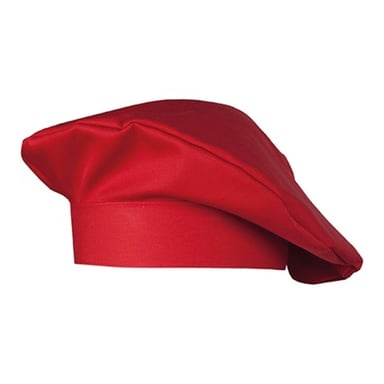 CG Workwear - "Fano Classic" Kochmütze (Rot)