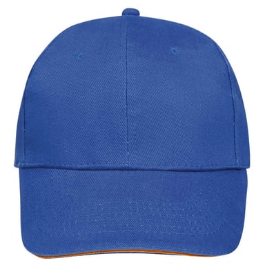 SOLS - "Buffalo" Baseball-Mütze (Königsblau/Neon-Koralle)