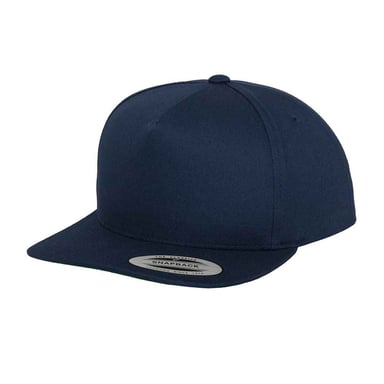 Flexfit - "Classic" Snapback Mütze 5 Segmente (Marineblau)