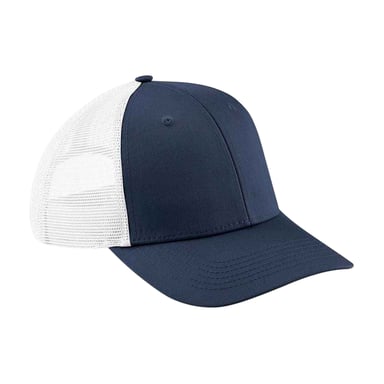 Beechfield - "Urbanwear" Trucker Cap (Marineblau/Weiß)