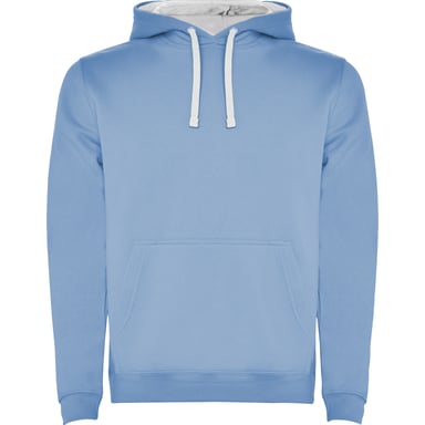 Roly - "Urban" Kapuzenpullover für Herren (Himmelblau/Weiß)