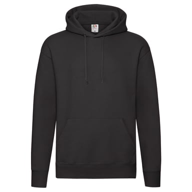 Fruit of the Loom Herren Premium 70/30 Plain Hoodie (Schwarz)
