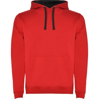 Roly - "Urban" Kapuzenpullover für Herren (Rot/Schwarz)