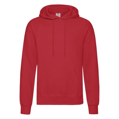 Fruit of the Loom - "Classic" Kapuzenpullover mit Kapuze für Herren (Rot)