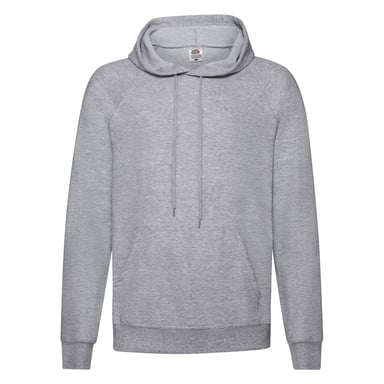 Fruit of the Loom - Hoodie zum Überziehen für Herren (Grau meliert)
