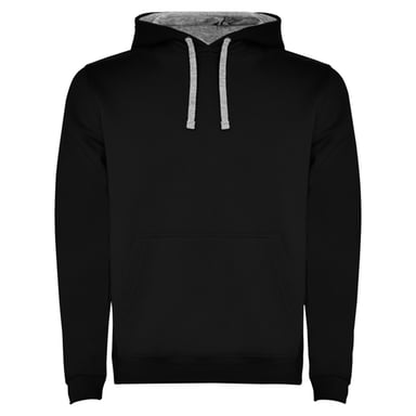 Roly - "Urban" Sweatshirt mit Kapuze für Herren (Schwarz/Grau meliert)