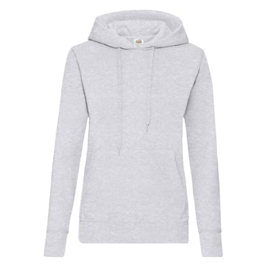 Fruit of the Loom - "Classic" Kapuzenpullover für Damen (Grau meliert)