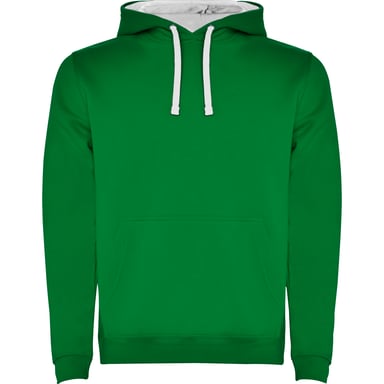 Roly - "Urban" Kapuzenpullover für Herren (Irisches Grün/Weiß)
