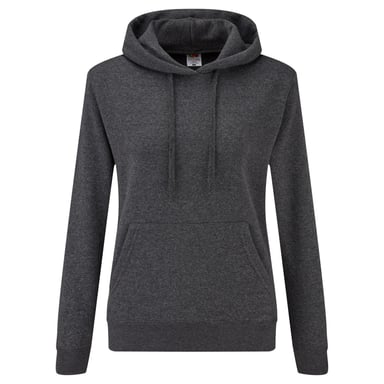Fruit of the Loom - "Classic" Kapuzenpullover für Damen (Dunkles Grau)
