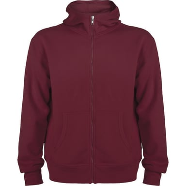 Roly - "Montblanc" Hoodie mit durchgehendem Reißverschluss für Herren (Granatrot)