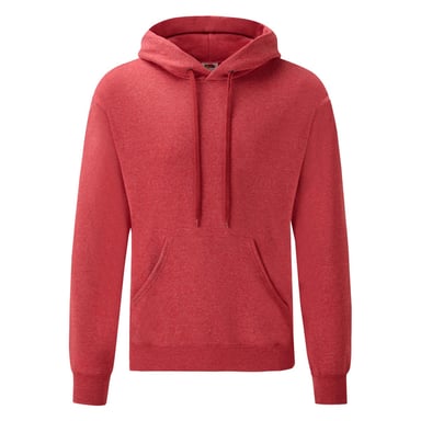 Fruit of the Loom - "Classic" Kapuzenpullover mit Kapuze für Herren (Heide Rot)