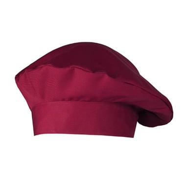 CG Workwear - "Fano Classic" Kochmütze (Kirsche)