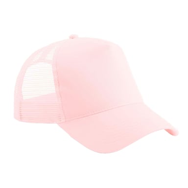 Beechfield - Trucker Cap Snapback für Kinder (Pastell-Rosa)