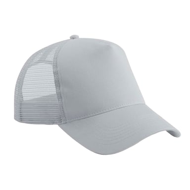 Beechfield - Trucker Cap Snapback für Kinder (Hellgrau)