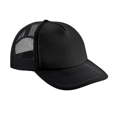 Beechfield - Trucker Cap für Kinder (Schwarz)