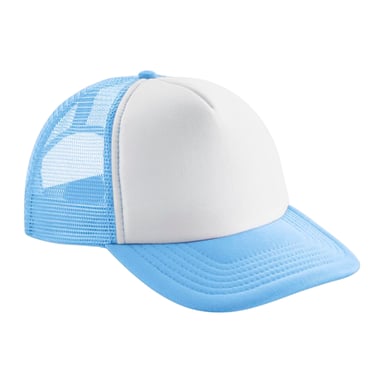 Beechfield - Trucker Cap für Kinder (Himmelblau/Weiß)