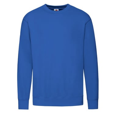 Fruit of the Loom - Sweatshirt für Herren angesetzte Ärmel (Königsblau)