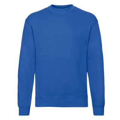 Fruit of the Loom - "Classic" Sweatshirt für Herren angesetzte Ärmel (Königsblau)