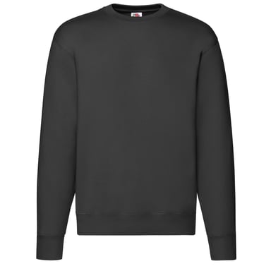 Fruit of the Loom - "Premium" Sweatshirt Eingesetzt für Herren (Schwarz)