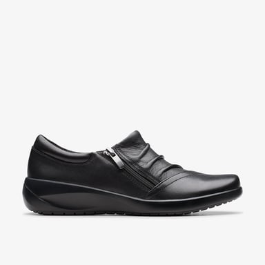 Kaetlyn Mila Black Leather Schuhe