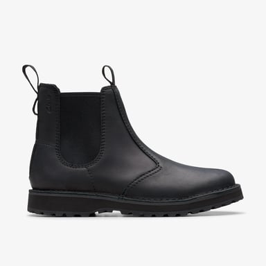 Solsbury Easy Black Leather Boots