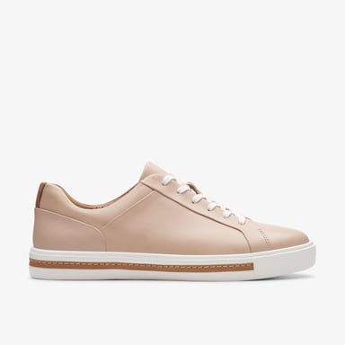 Un Maui Lace Blush Leather Sneakers
