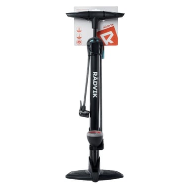 Radvik - "Blasa" Fahrradpumpe, Fahrrad (Schwarz/Weiß)