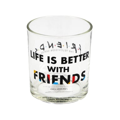 Friends - "Life Is Better With Friends" Trinkbecher (Transparent)