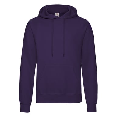 Fruit of the Loom - "Classic" Kapuzenpullover mit Kapuze für Herren (Violett)