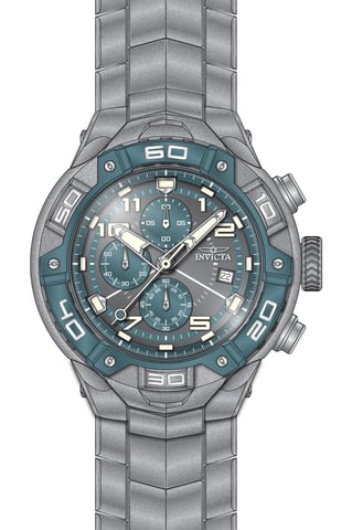 INVICTA Speedway 49881 Herrenuhr - Quarzwerk - Edelstahl mit grauem Zifferblatt - 50 mm