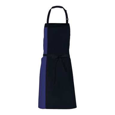 Link Kitchen Wear - Herren/Damen Unisex Schürze "Duo" (Schwarz/Marineblau)