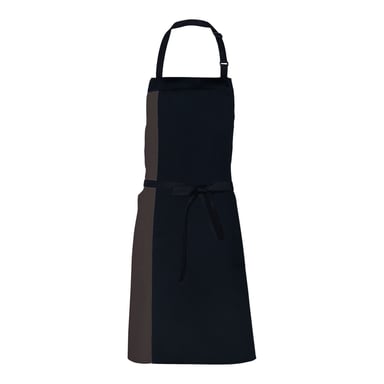 Link Kitchen Wear - Herren/Damen Unisex Schürze "Duo" (Schwarz)