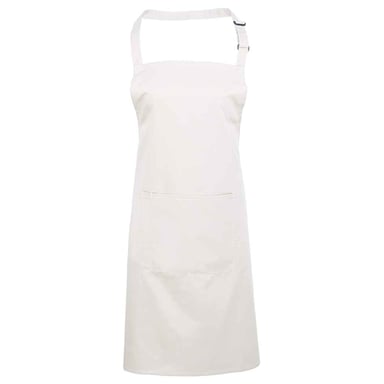 Premier - "Colours Collection" Latzschürze für Herren/Damen Unisex, Tasche (Weiß)