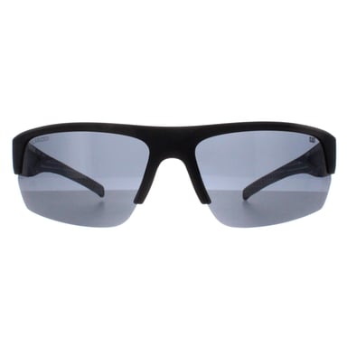 Caterpillar CTS-8022 104P mattschwarze polarisierte Sonnenbrille aus massivem Rauch