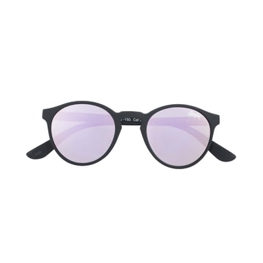 Superdry SDS Saratoga 191 mattschwarze rosa Spiegel-Sonnenbrille