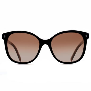 Prada PR22ZS 28F90P schwarzbraune Sonnenbrille mit Farbverlauf