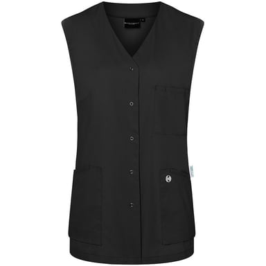 Karlowsky - "Essential" Arbeitsschürze für Damen Ärmellos (Schwarz)