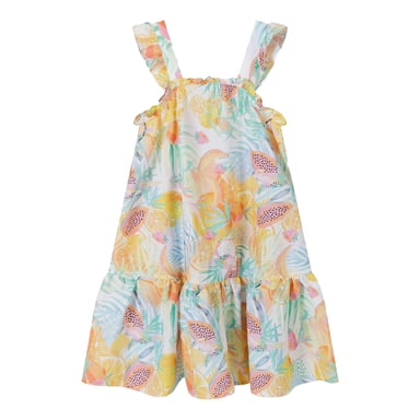 Minoti - Kleid für Mädchen, Gestuft, Rüschen (Orange)