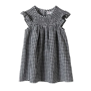 Minoti - Kleid für Mädchen, Rauch-Grau, Rüschen (Grau)