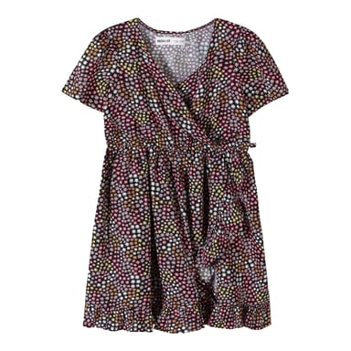 Minoti - Kleid für Mädchen, Rüschensaum (Bunt)