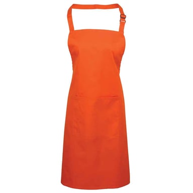 Premier - "Colours Collection" Latzschürze für Herren/Damen Unisex, Tasche (Orange)
