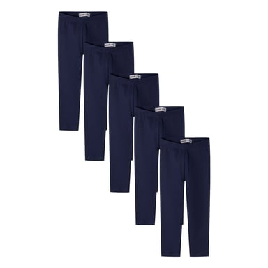 Minoti - Leggings für Mädchen (5er-Pack) (Blau)